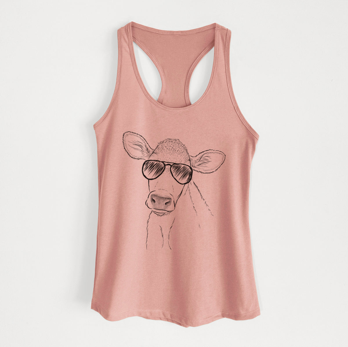Malu the Cow - Women's Racerback Tanktop