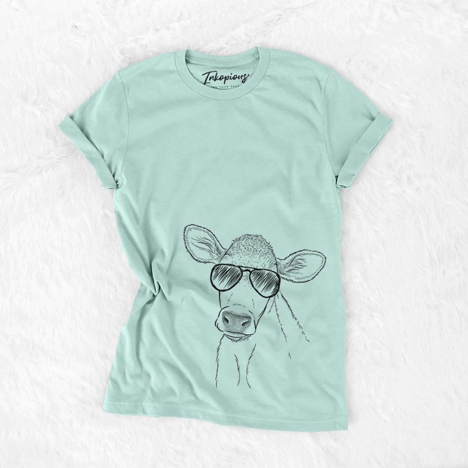 Aviator Malu the Cow - Unisex Crewneck