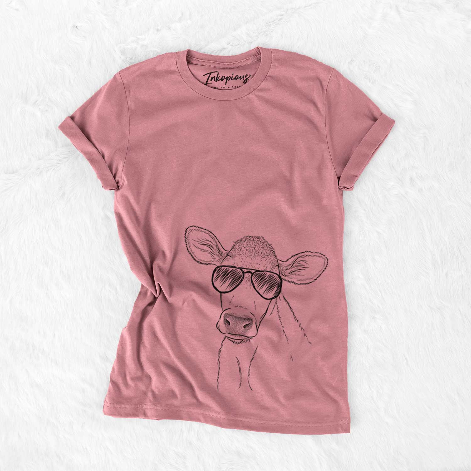 Aviator Malu the Cow - Unisex Crewneck