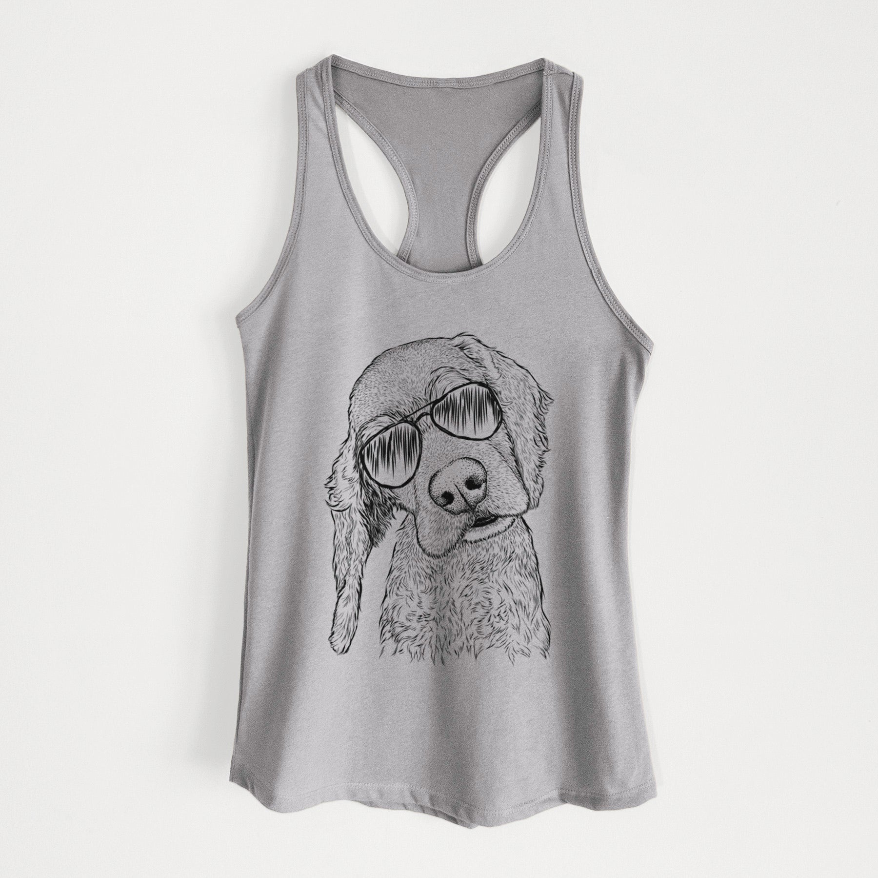 Mambo #5 the Cocker Spaniel - Women's Racerback Tanktop