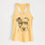 Manchi the Pitbull Mix - Women's Racerback Tanktop