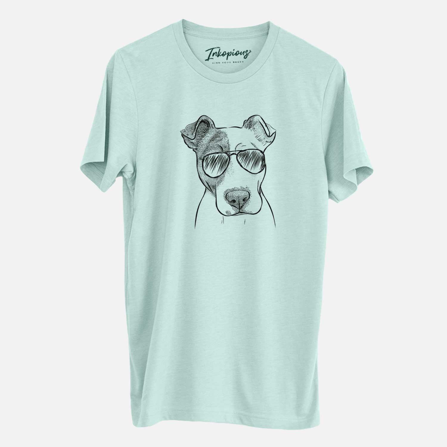 Aviator Manchi the Pitbull Mix - Unisex Crewneck