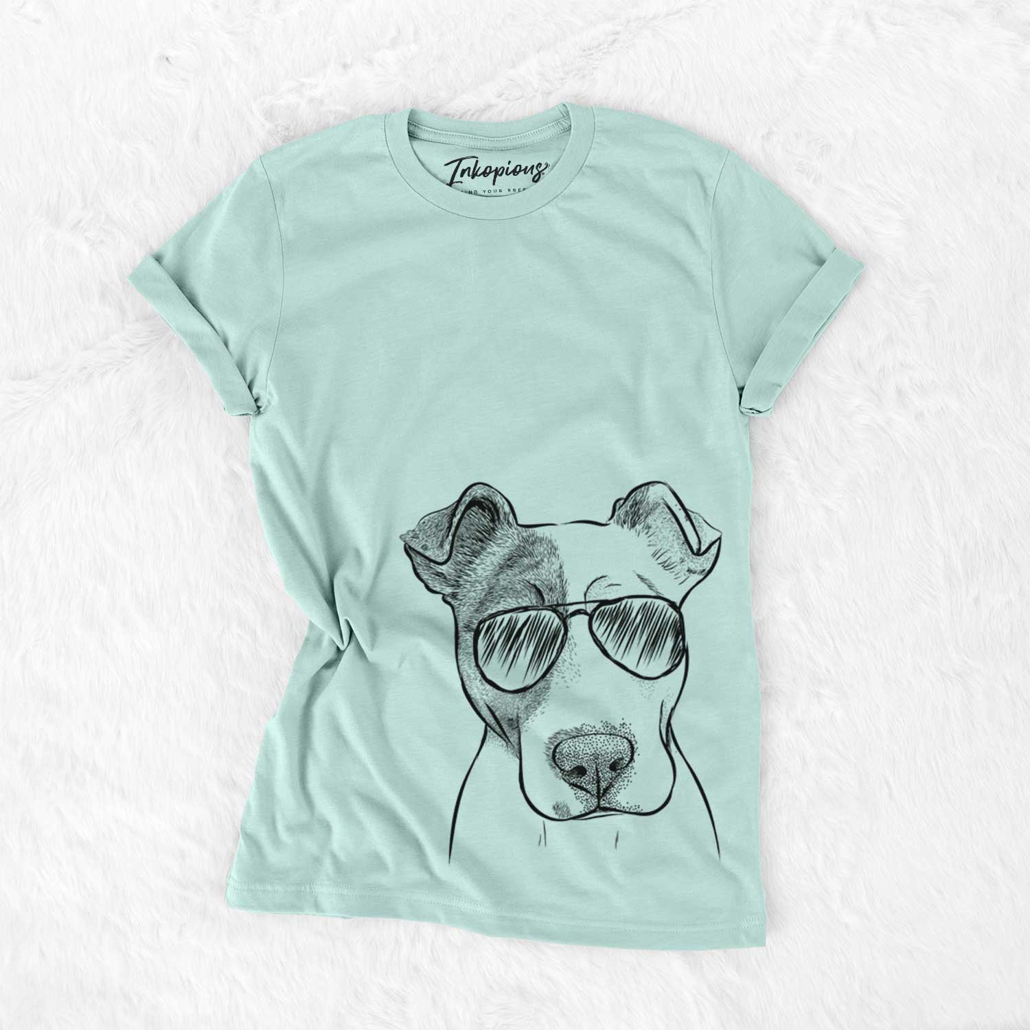 Aviator Manchi the Pitbull Mix - Unisex Crewneck