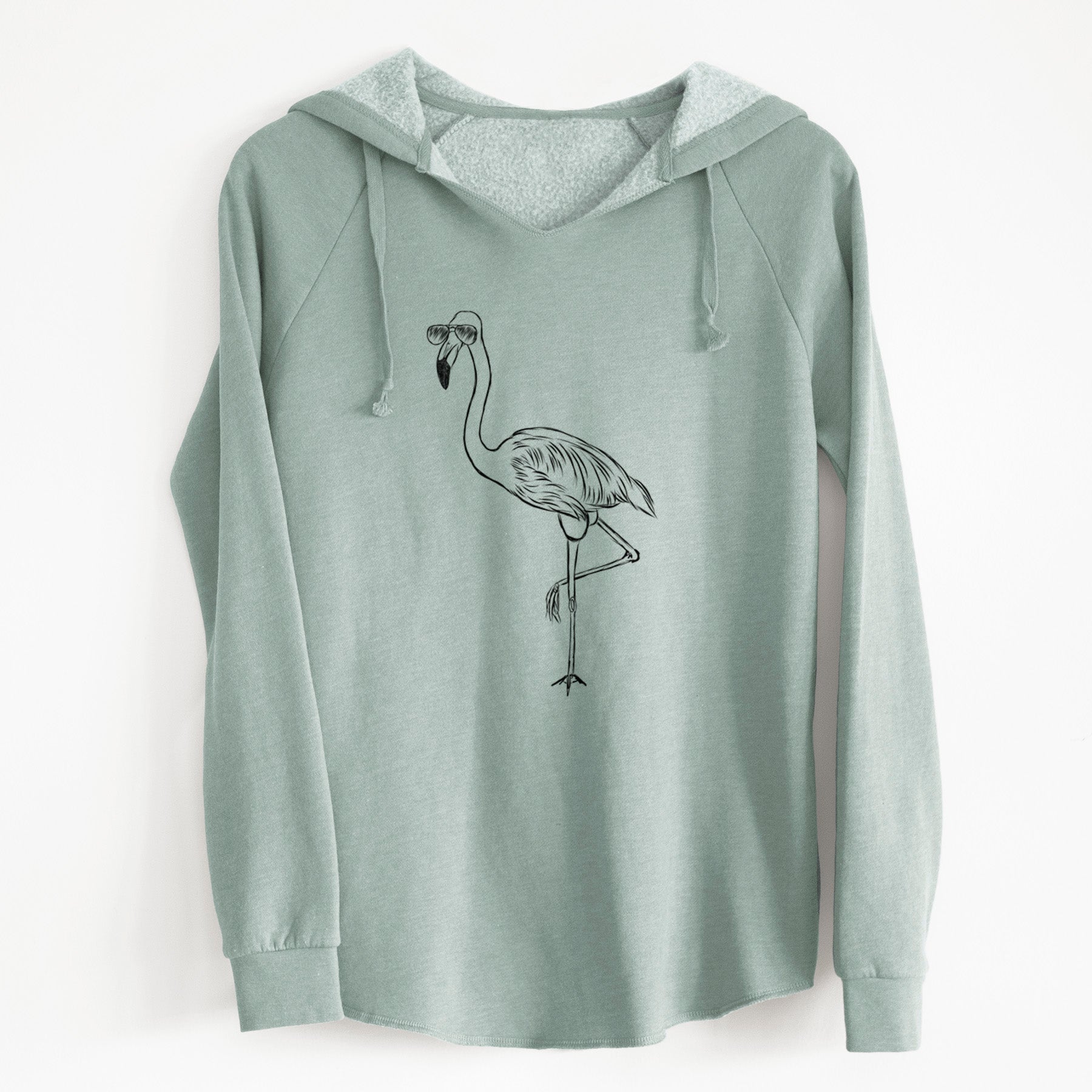 Aviator Mango the Flamingo - Cali Wave Hooded Sweatshirt