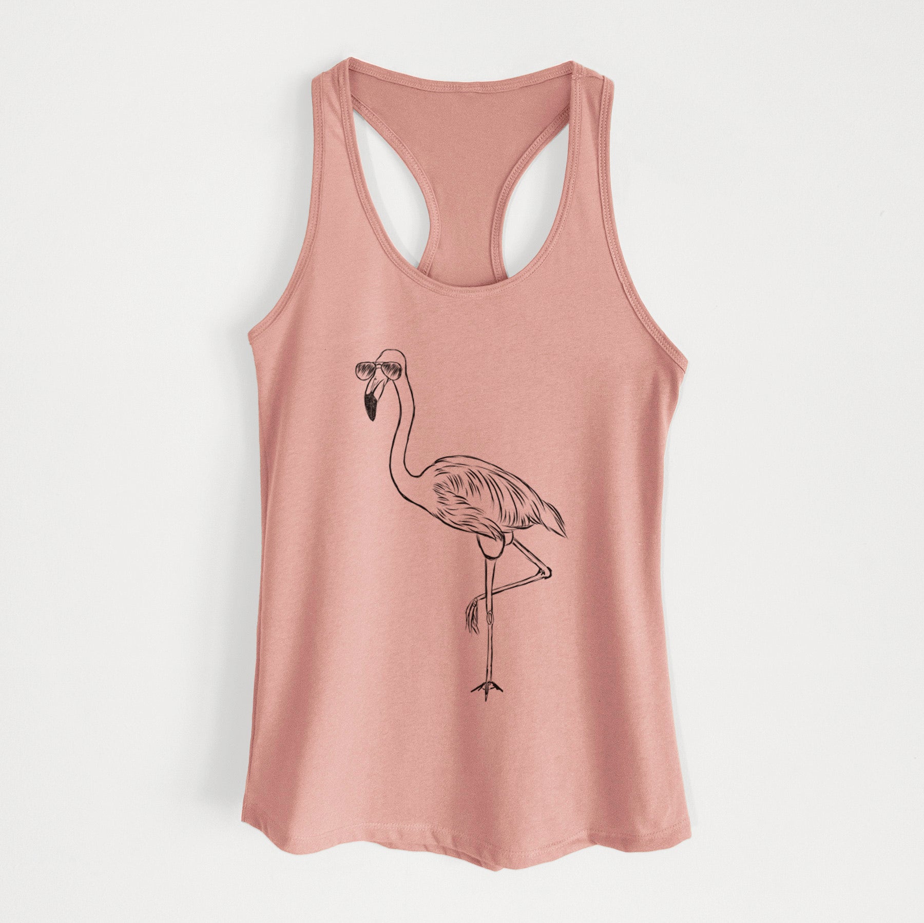 Mango the Flamingo - Women's Racerback Tanktop