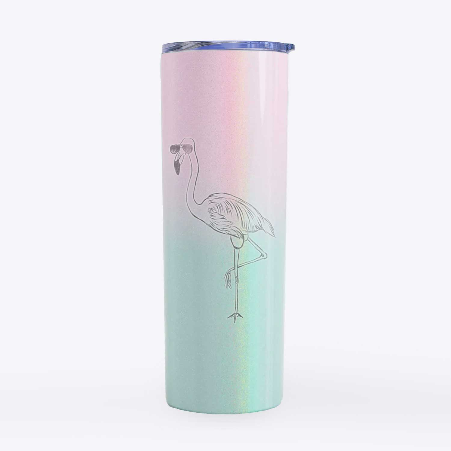 Mango the Flamingo - 20oz Skinny Tumbler