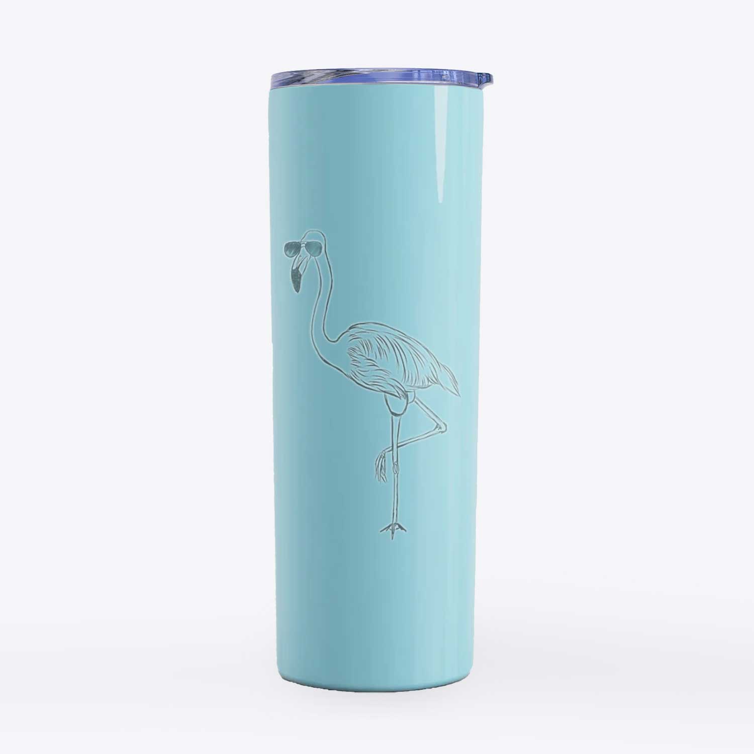 Mango the Flamingo - 20oz Skinny Tumbler