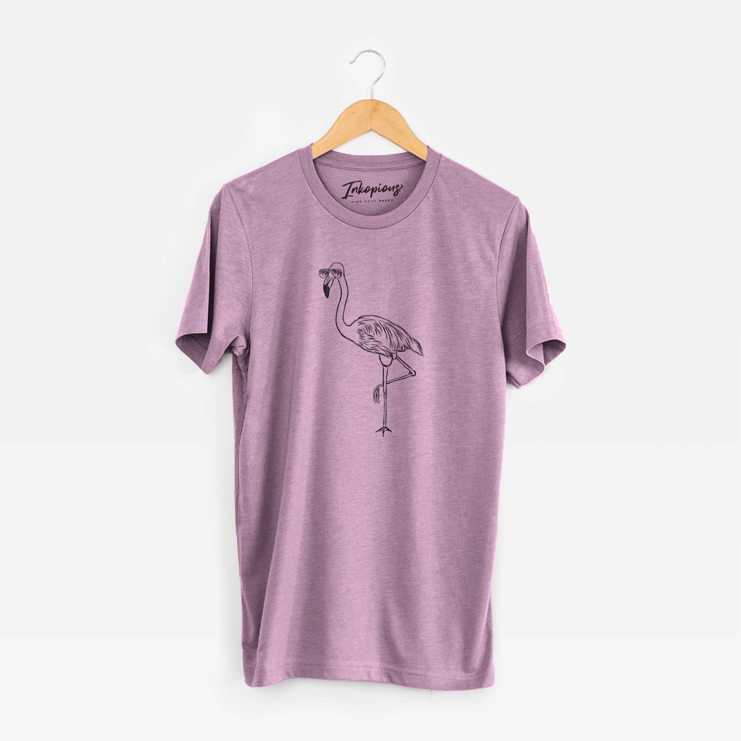 Aviator Mango the Flamingo - Unisex Crewneck