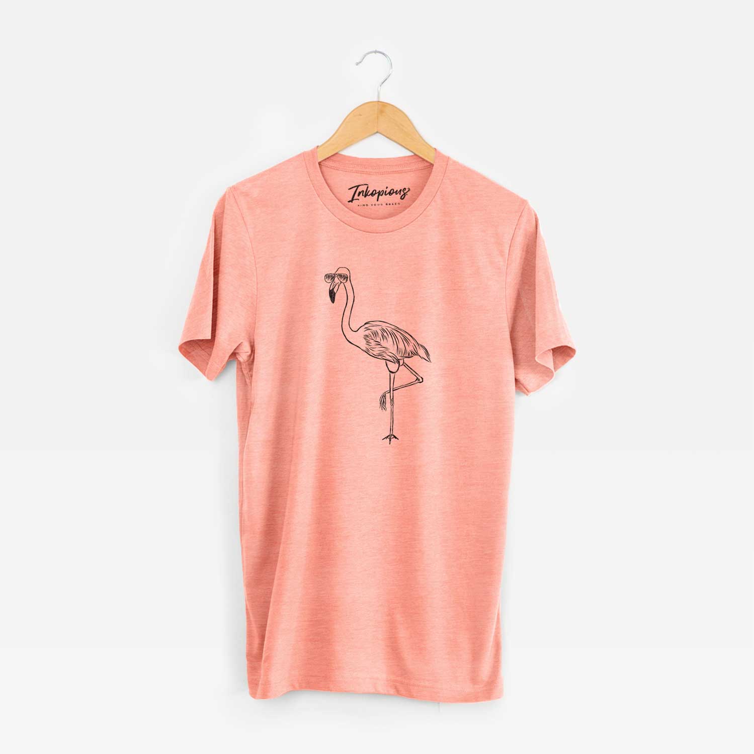 Aviator Mango the Flamingo - Unisex Crewneck