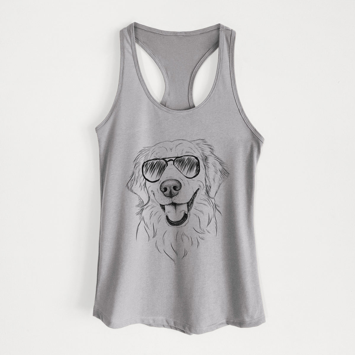 Maple the Golden Retriever - Women&#39;s Racerback Tanktop
