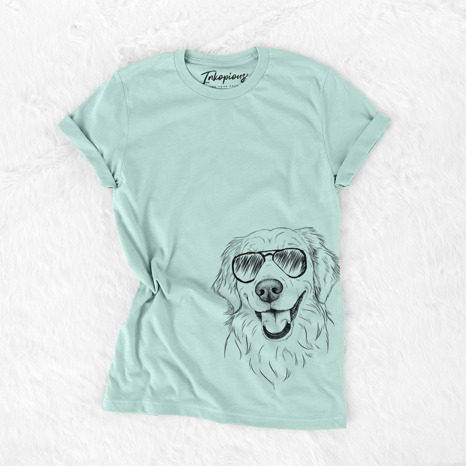 Aviator Maple the Golden Retriever - Unisex Crewneck
