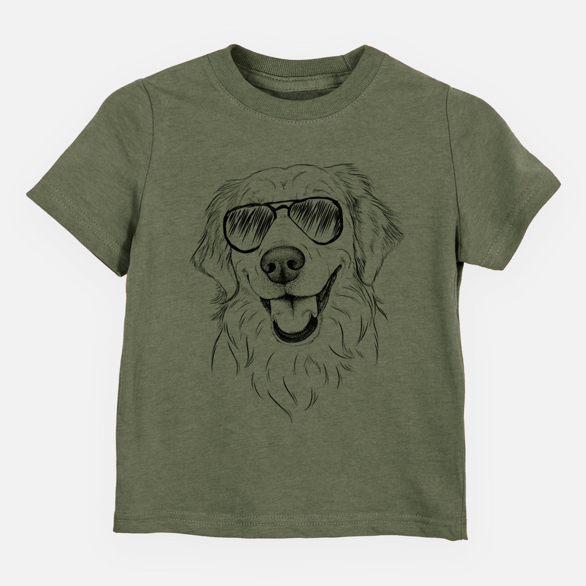 Aviator Maple the Golden Retriever - Kids/Youth/Toddler Shirt