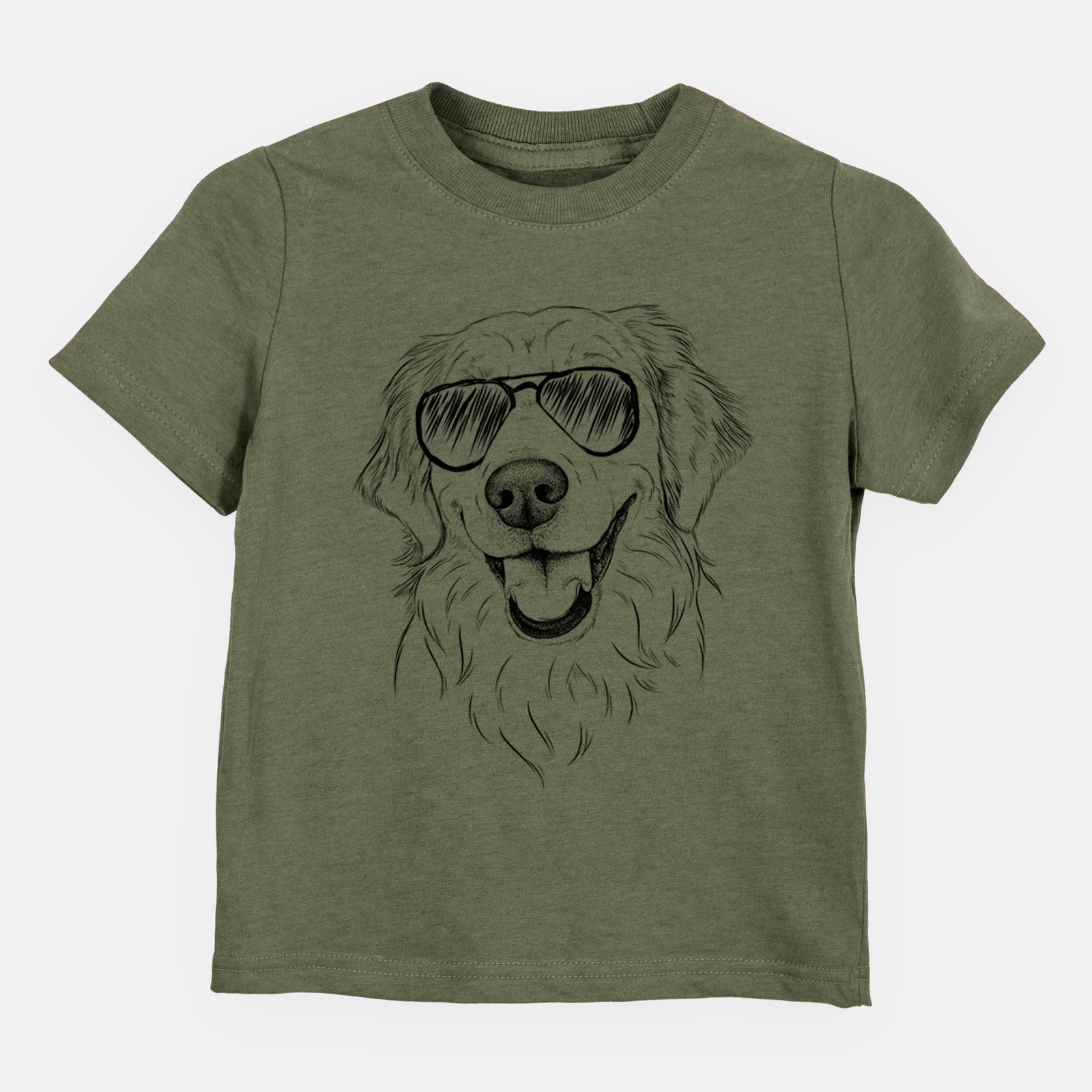 Aviator Maple the Golden Retriever - Kids/Youth/Toddler Shirt