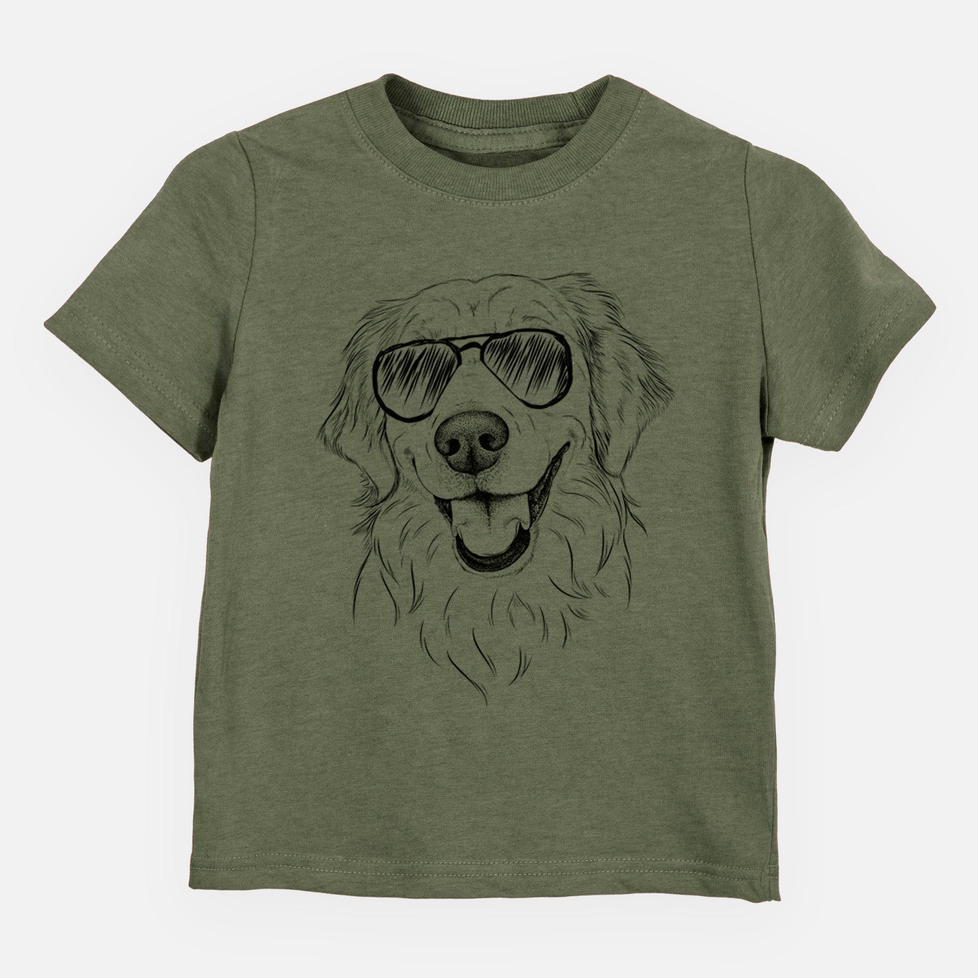 Aviator Maple the Golden Retriever - Kids/Youth/Toddler Shirt