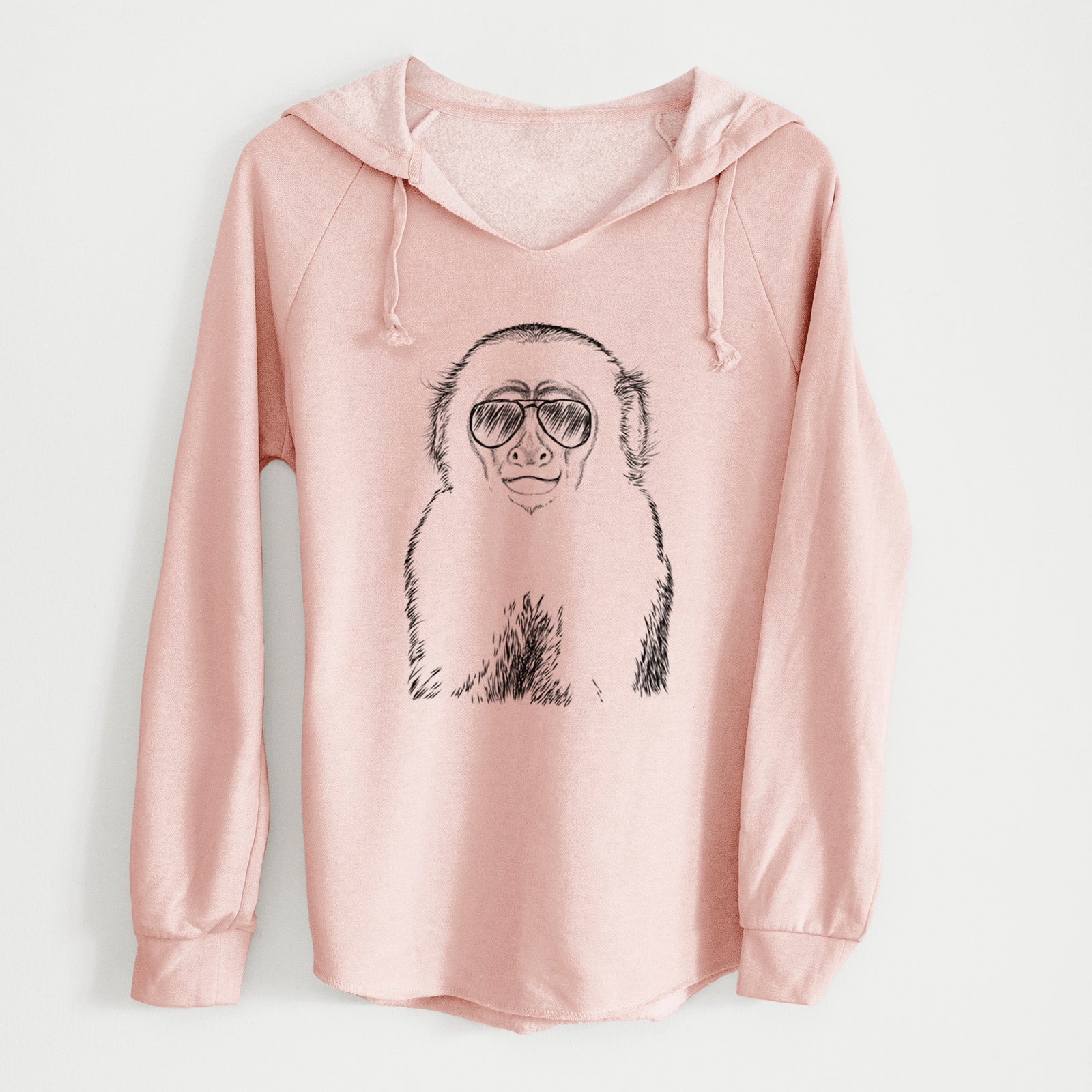 Aviator Marcel the Capuchin Monkey - Cali Wave Hooded Sweatshirt