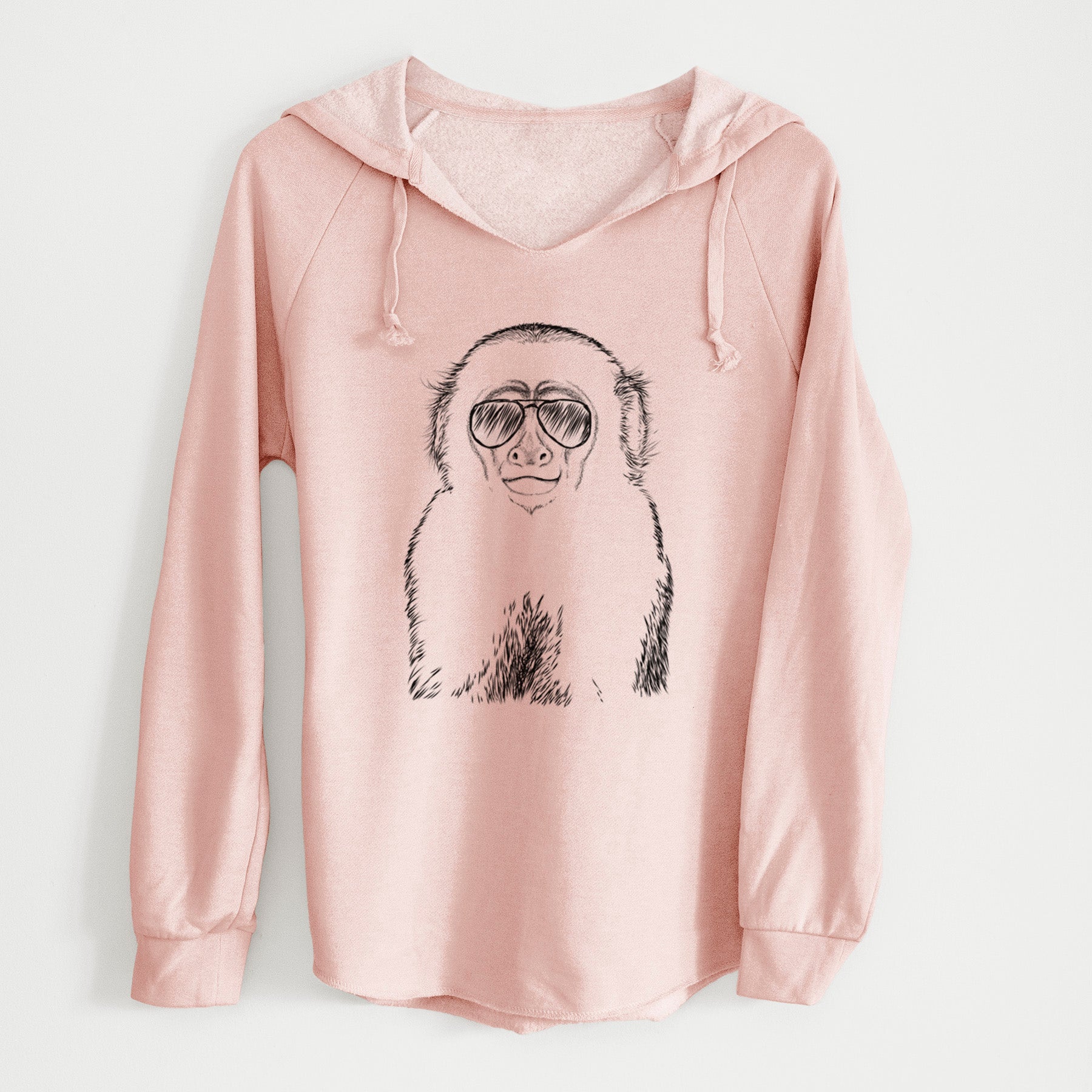Aviator Marcel the Capuchin Monkey - Cali Wave Hooded Sweatshirt