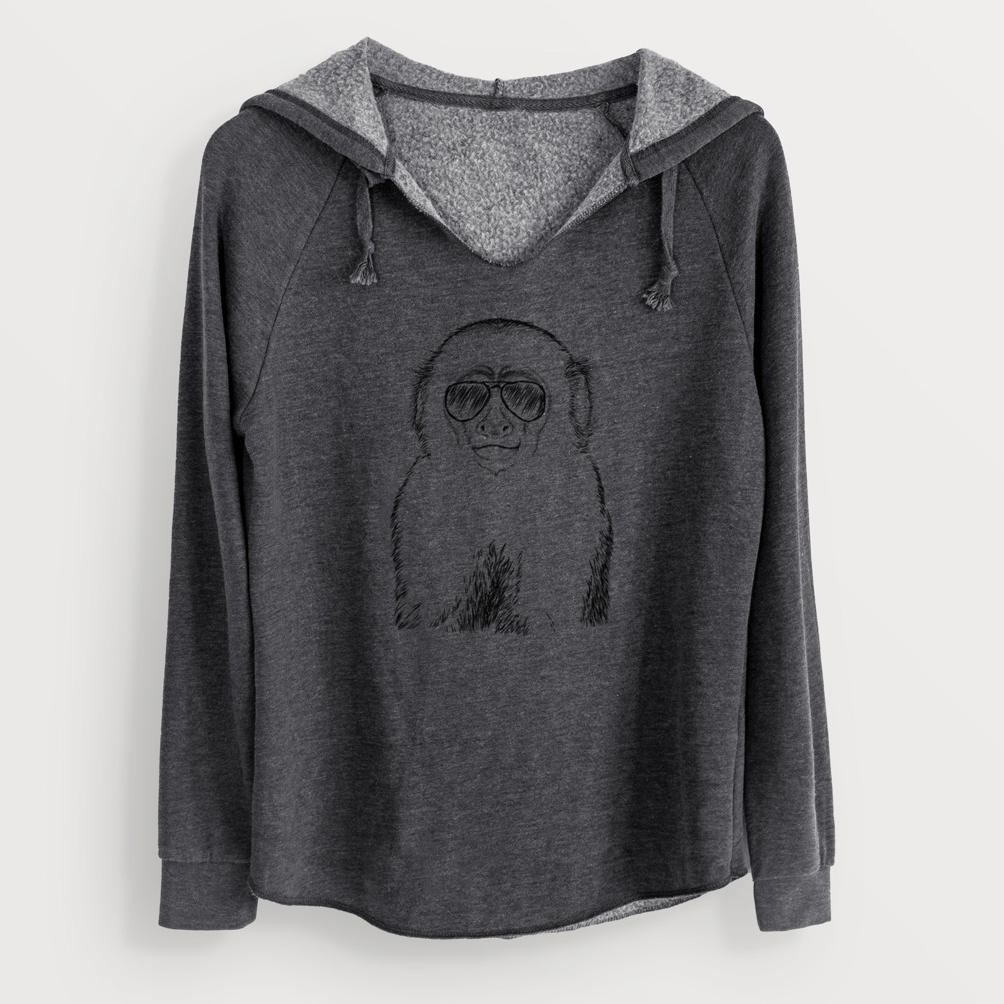 Aviator Marcel the Capuchin Monkey - Cali Wave Hooded Sweatshirt