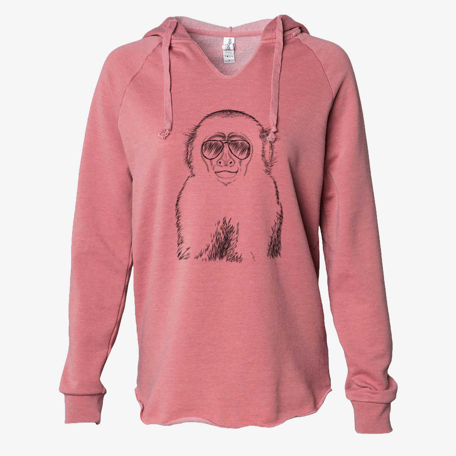 Marcel the Capuchin Monkey - Cali Wave Hooded Sweatshirt