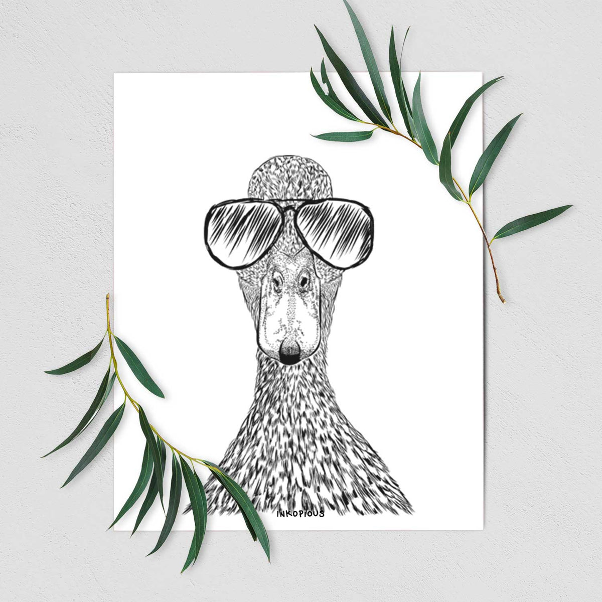 Marge the Mallard Duck Art Print