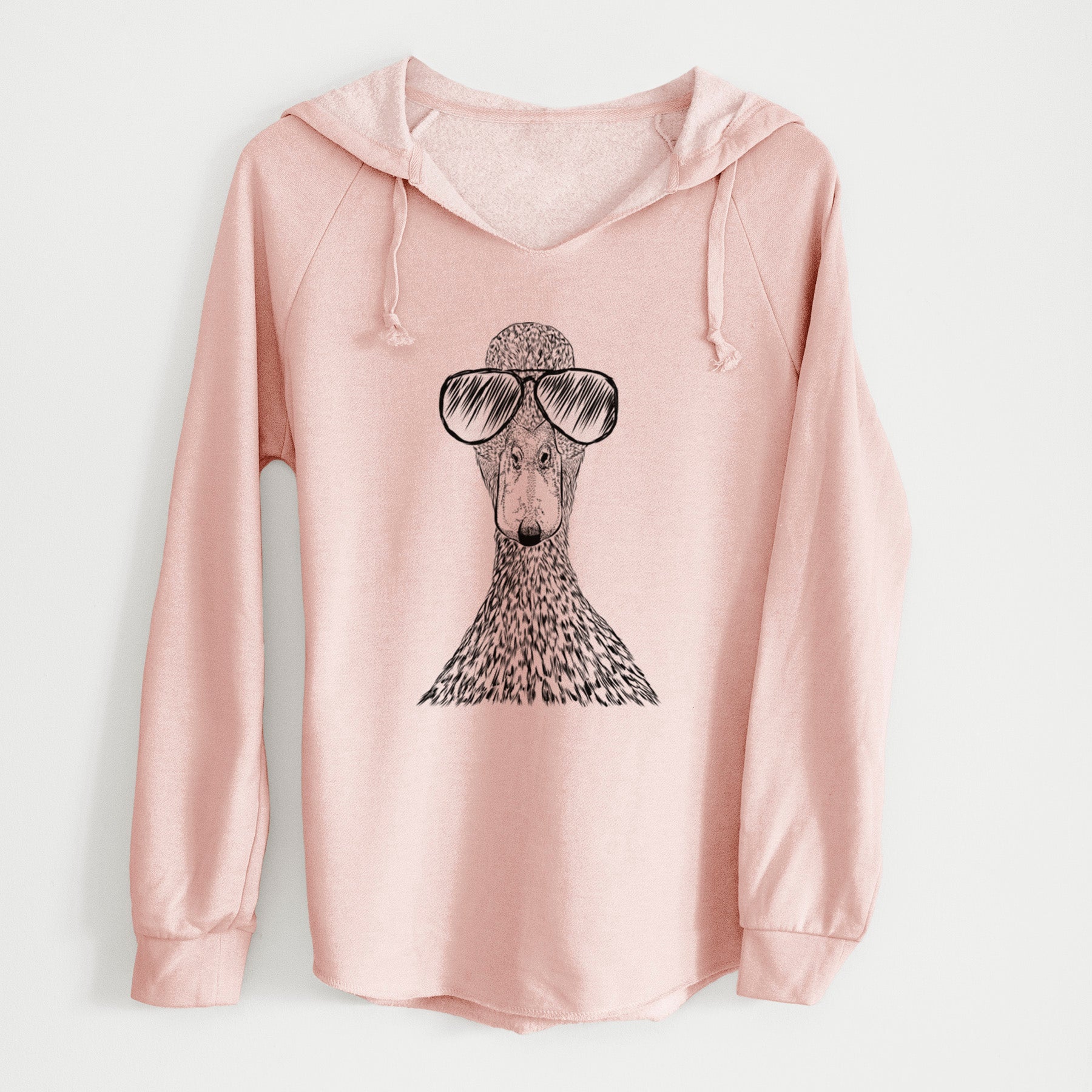 Aviator Marge the Mallard Duck - Cali Wave Hooded Sweatshirt