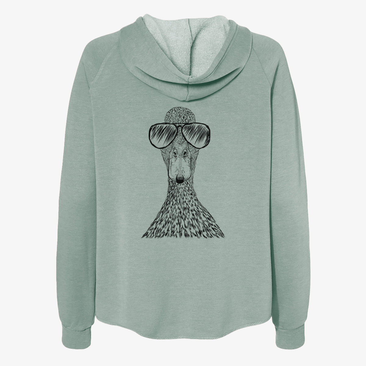 Marge the Mallard Duck - Women's Cali Wave Zip-Up Sweatshirt