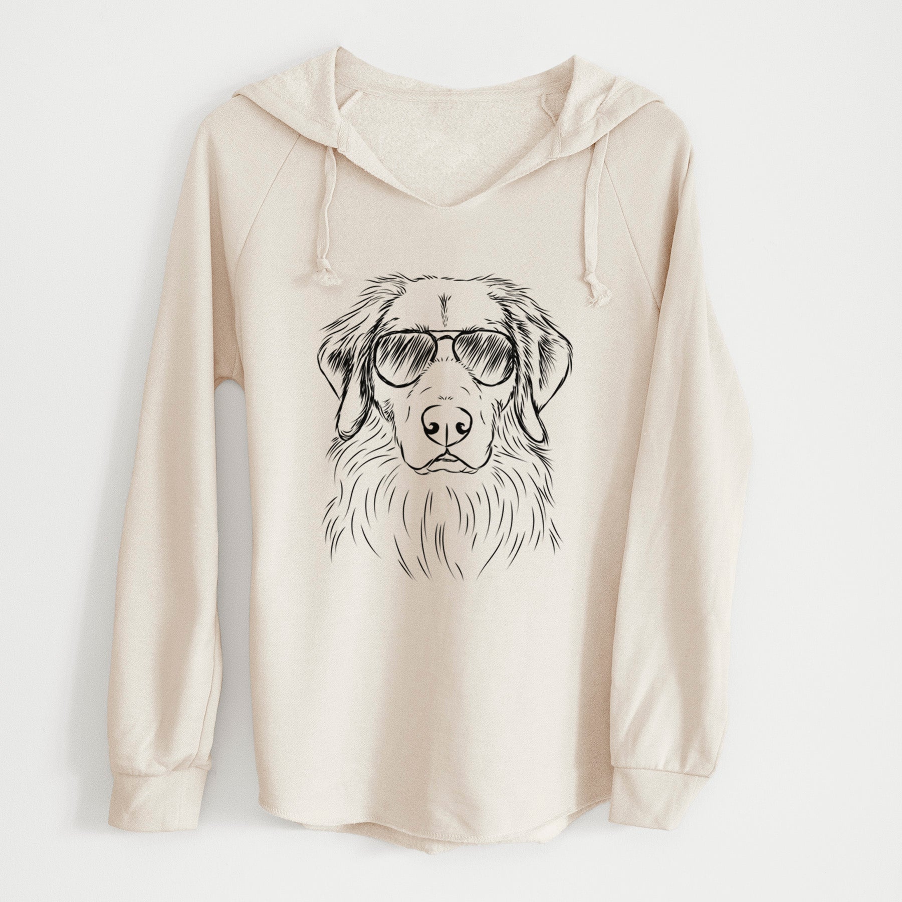 Aviator Marley the Golden Retriever - Cali Wave Hooded Sweatshirt