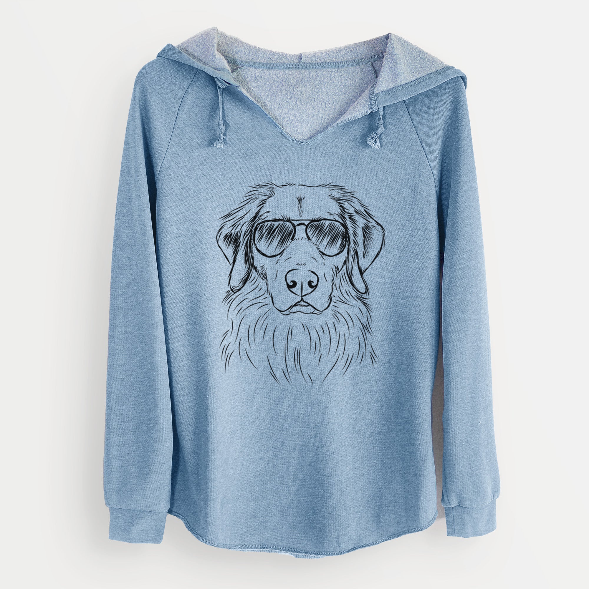 Aviator Marley the Golden Retriever - Cali Wave Hooded Sweatshirt