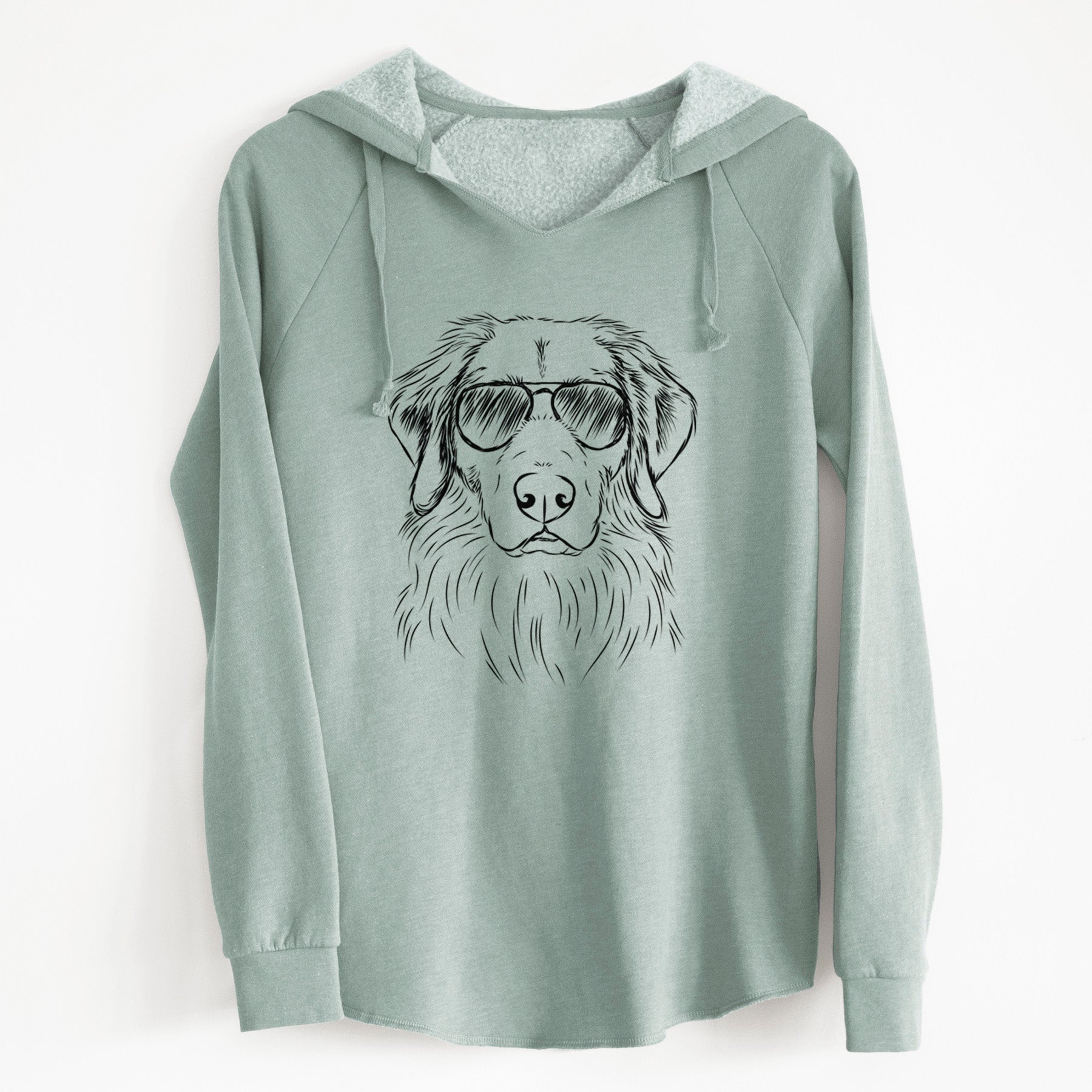 Aviator Marley the Golden Retriever - Cali Wave Hooded Sweatshirt