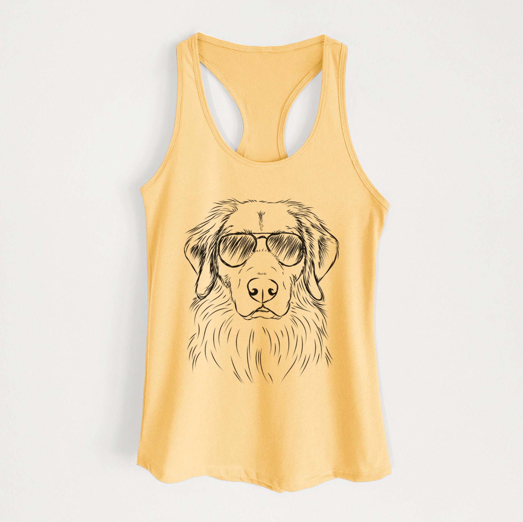 Marley the Golden Retriever - Women's Racerback Tanktop