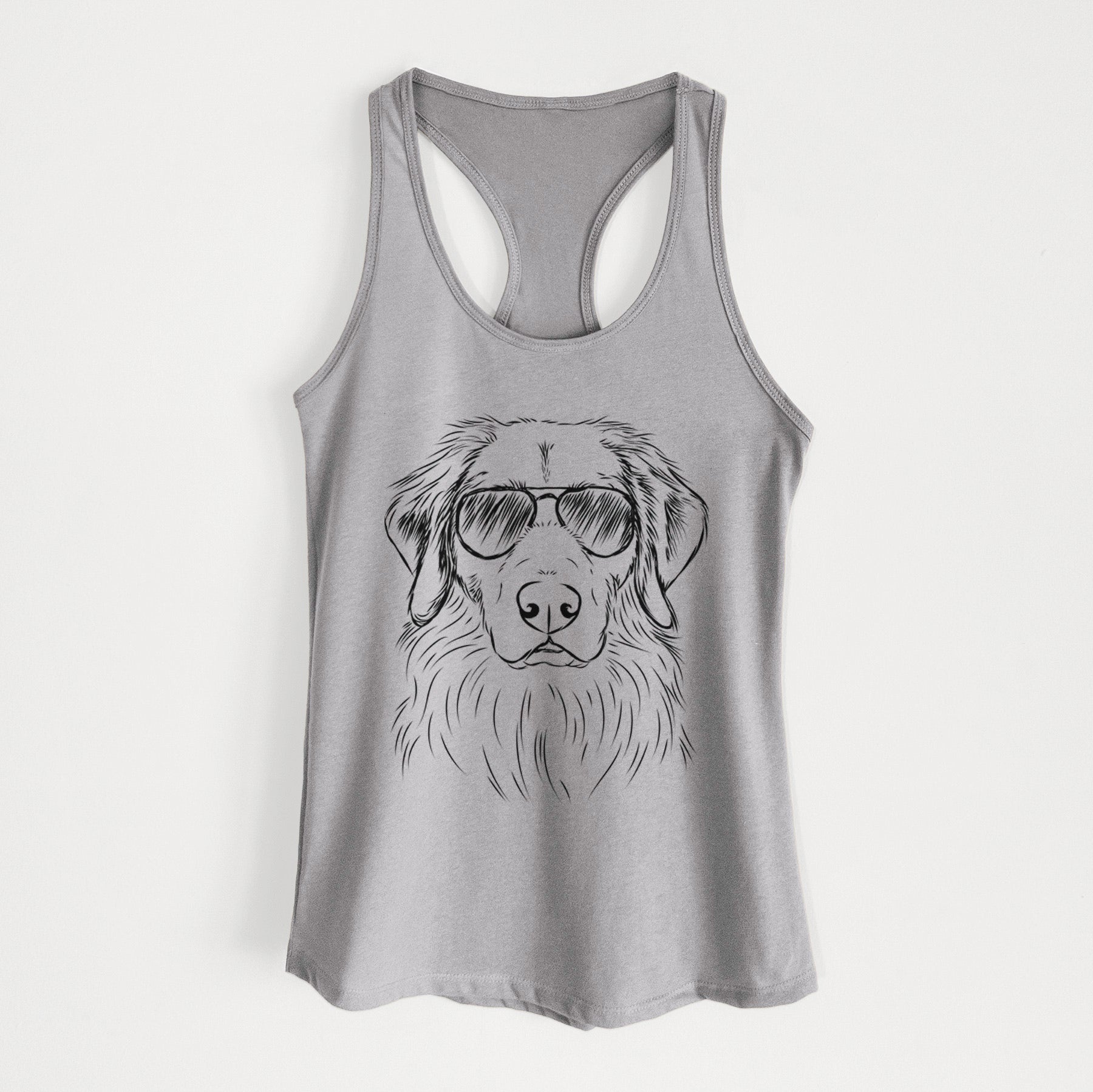 Marley the Golden Retriever - Women's Racerback Tanktop