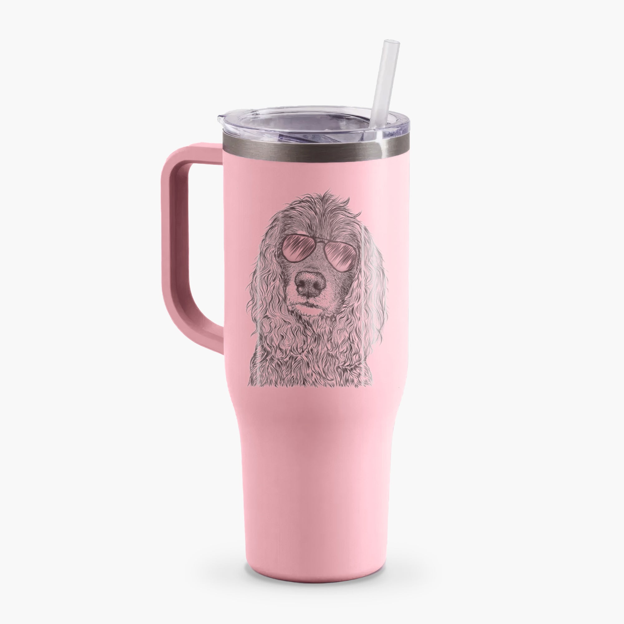 Marley Boy the American Cocker Spaniel - 40oz Tumbler with Handle