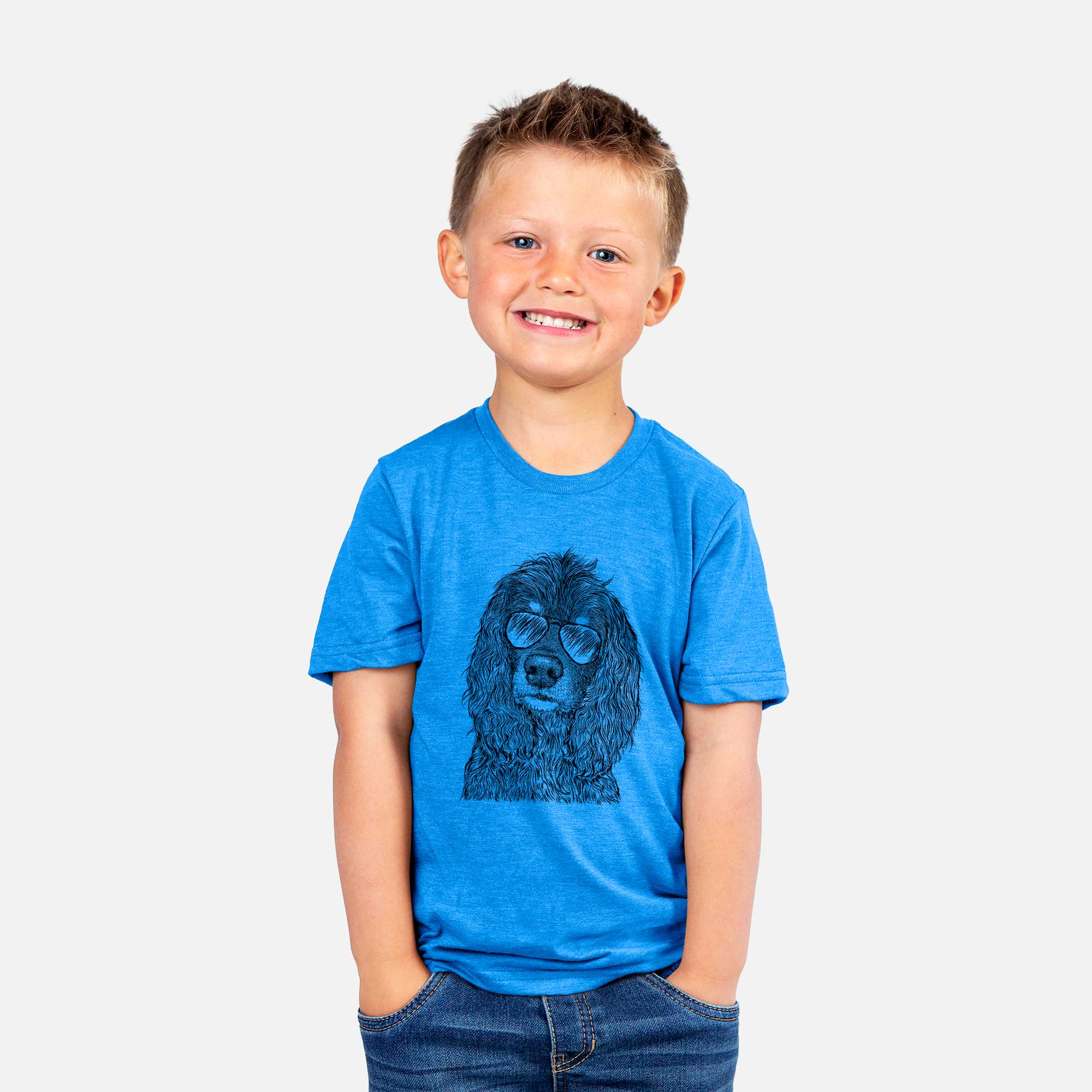 Aviator Marley Boy the American Cocker Spaniel - Kids/Youth/Toddler Shirt