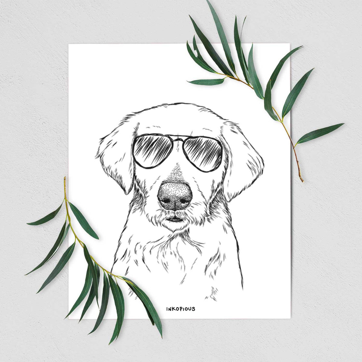 Marley Sue the Labradoodle Art Print