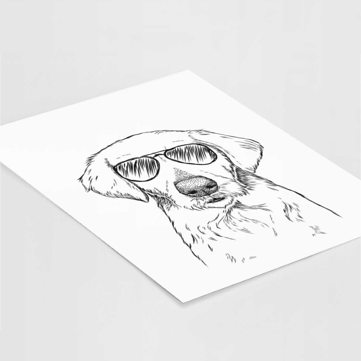 Marley Sue the Labradoodle Art Print