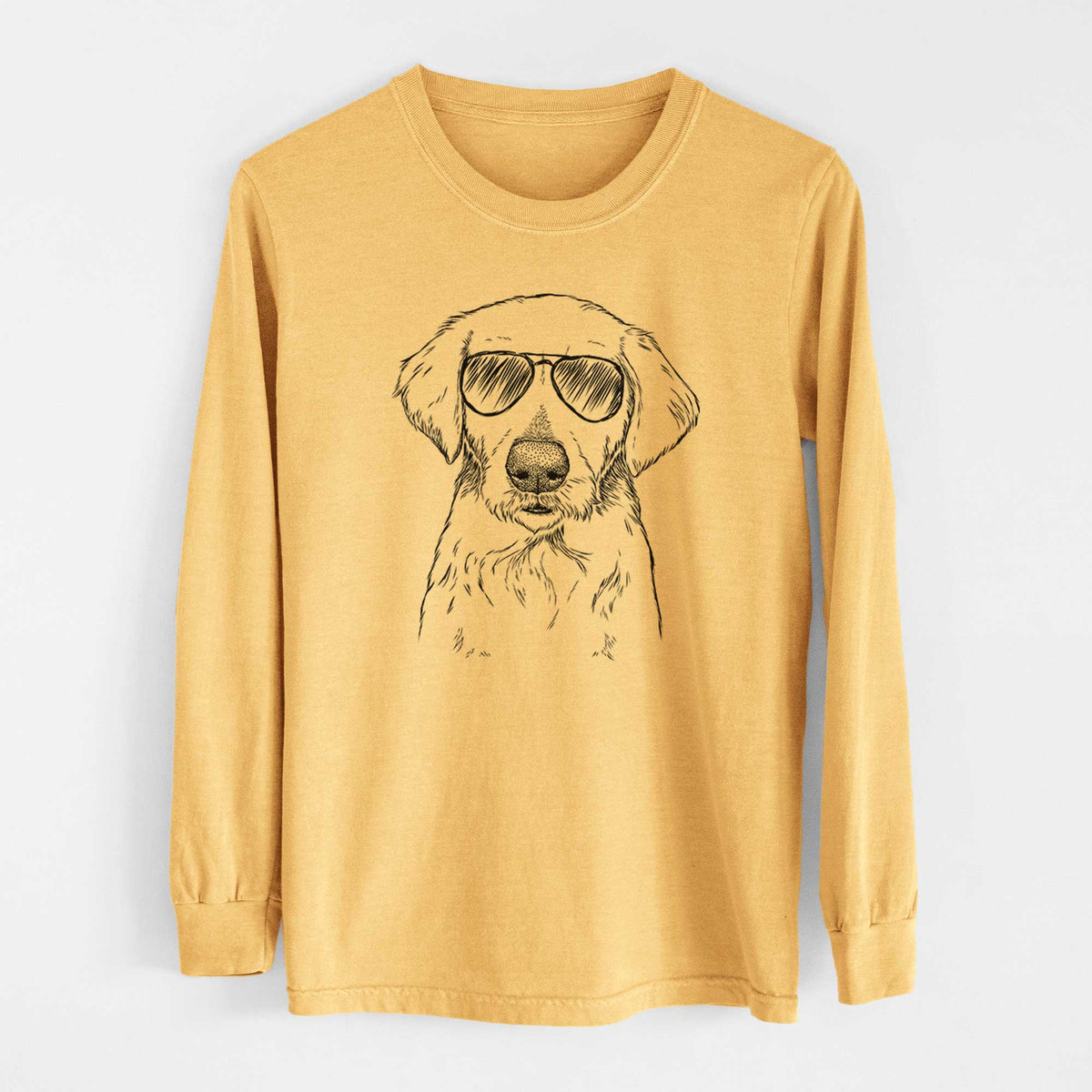 Aviators Marley Sue the Labradoodle - Heavyweight 100% Cotton Long Sleeve