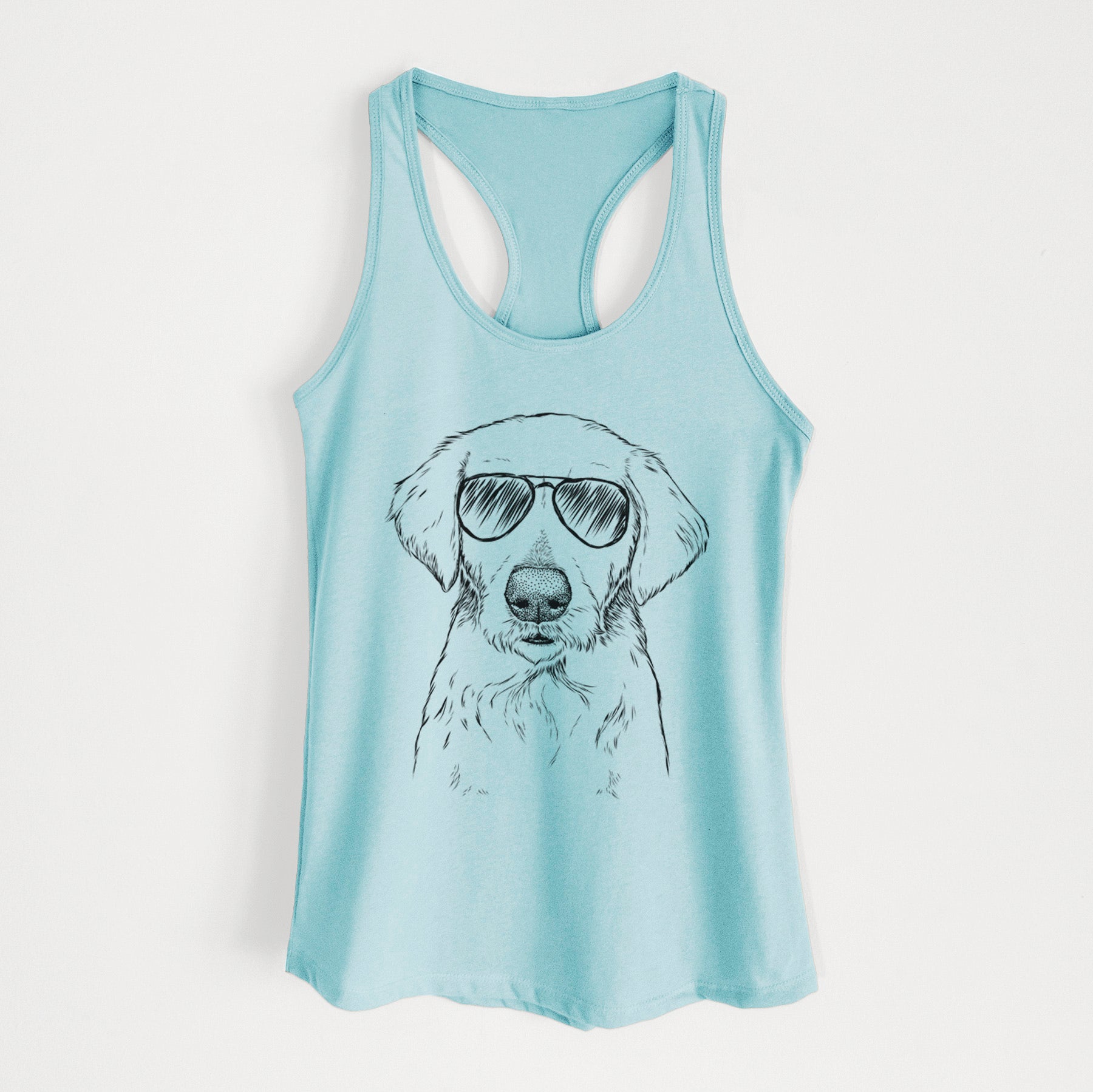 Marley Sue the Labradoodle - Women's Racerback Tanktop