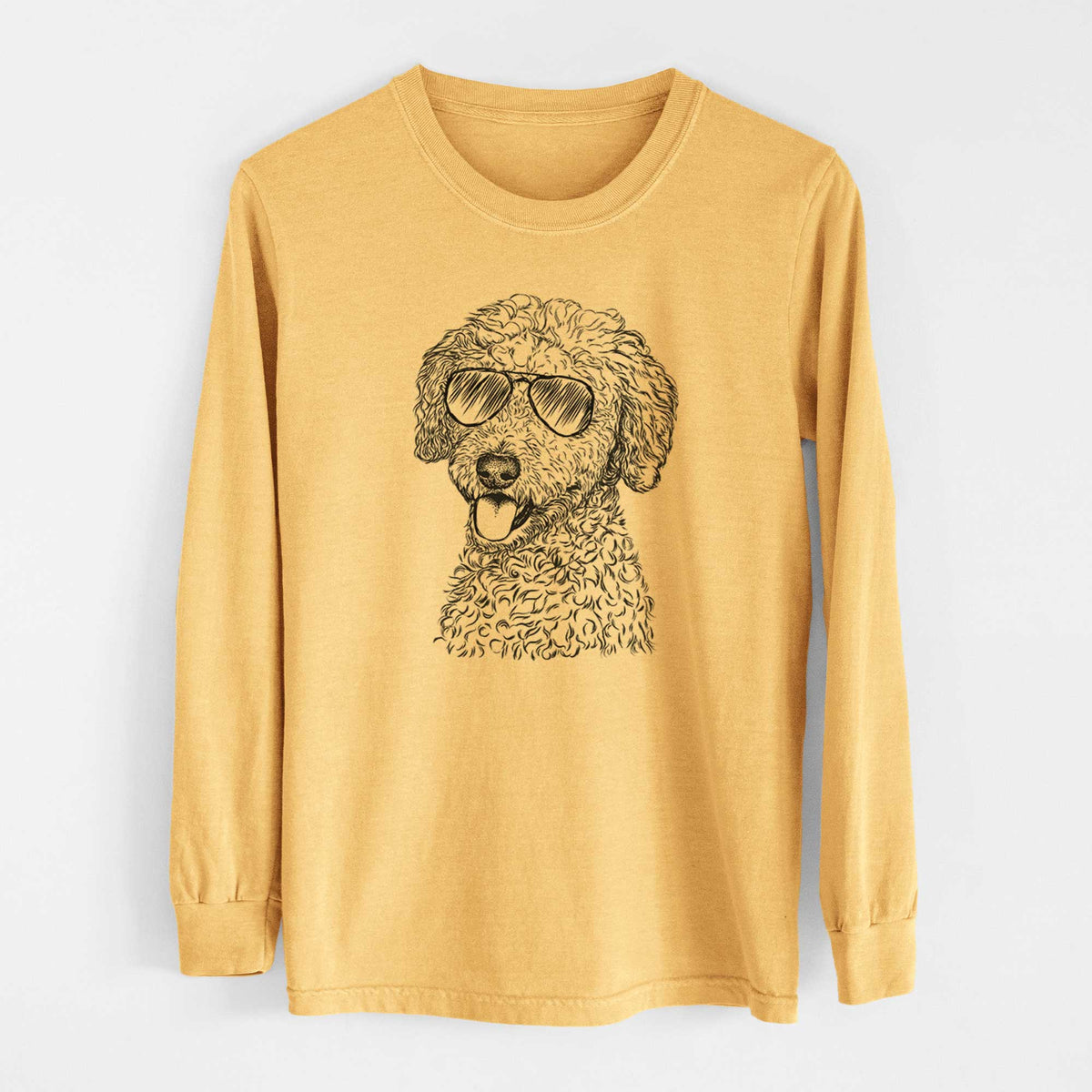 Aviators Marlow the Goldendoodle - Heavyweight 100% Cotton Long Sleeve