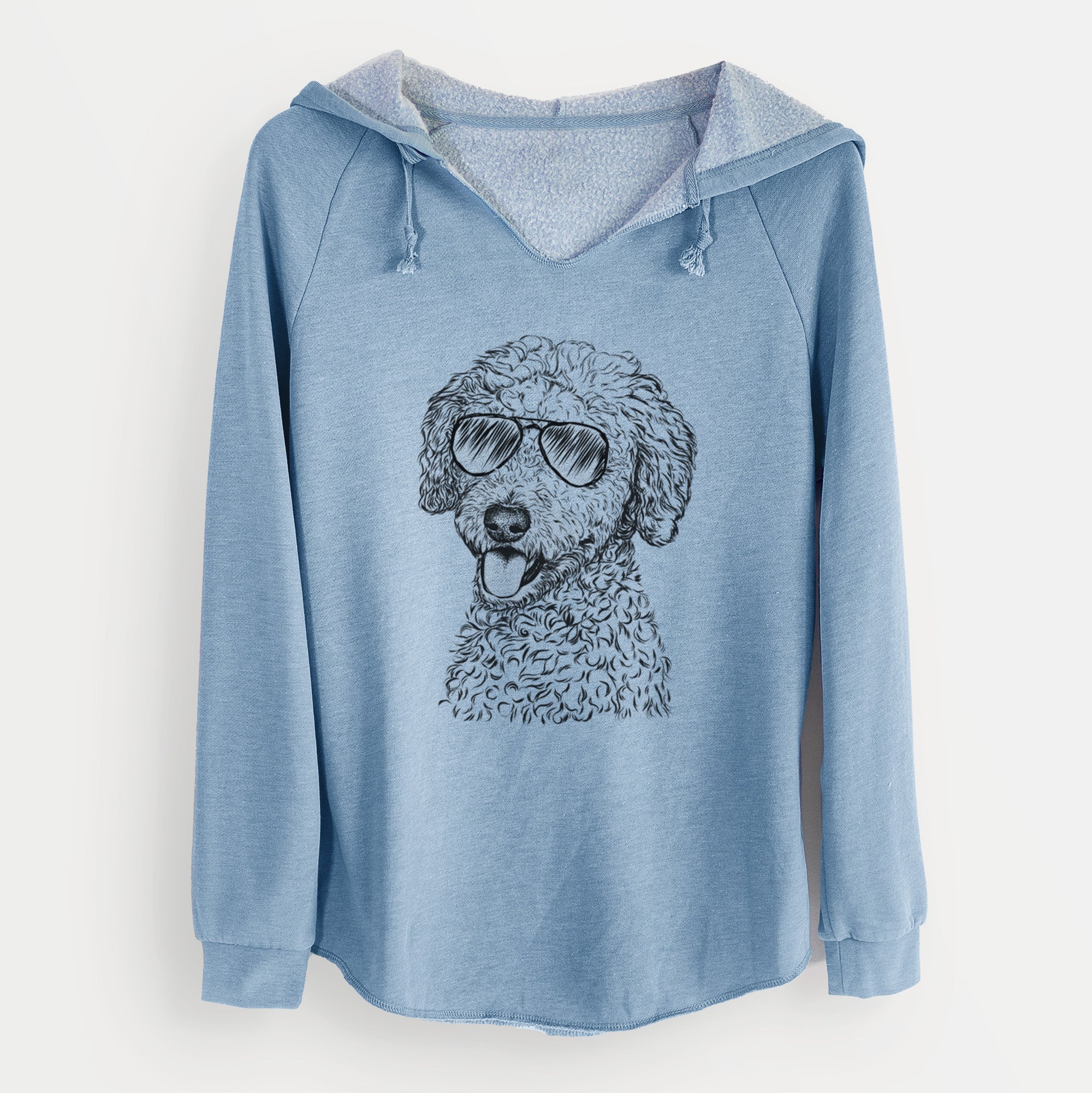 Aviator Marlow the Goldendoodle - Cali Wave Hooded Sweatshirt