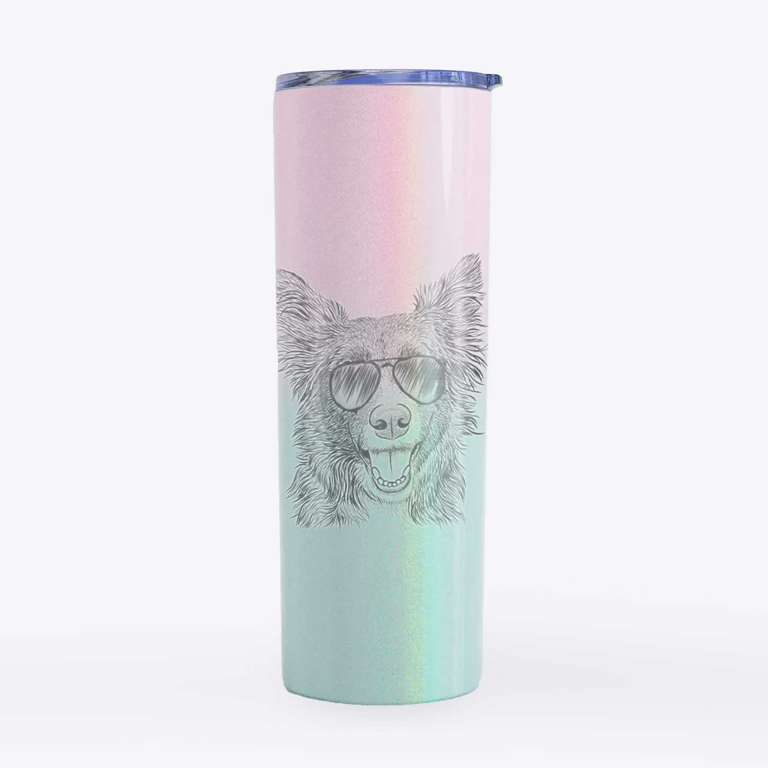 Marti the Border Collie - 20oz Skinny Tumbler