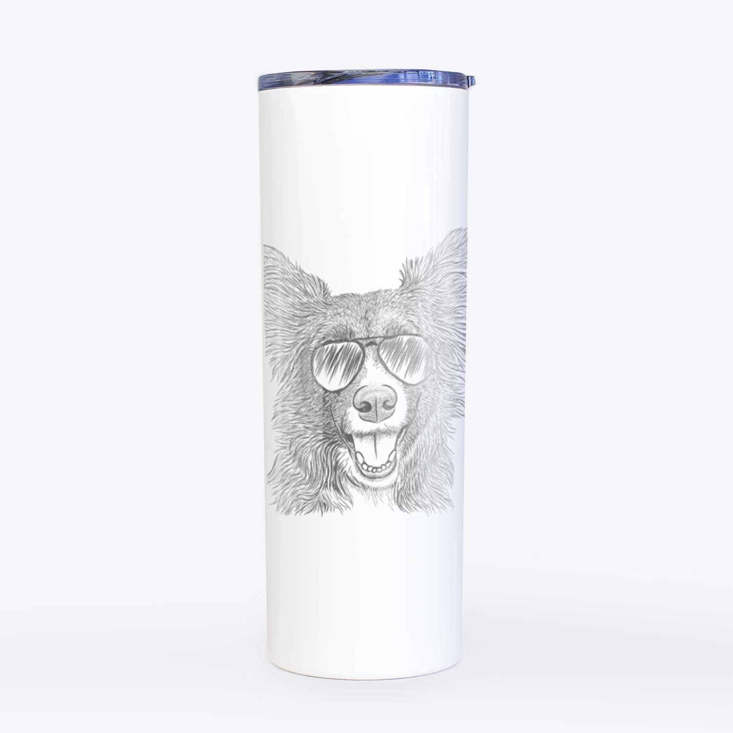 Marti the Border Collie - 20oz Skinny Tumbler