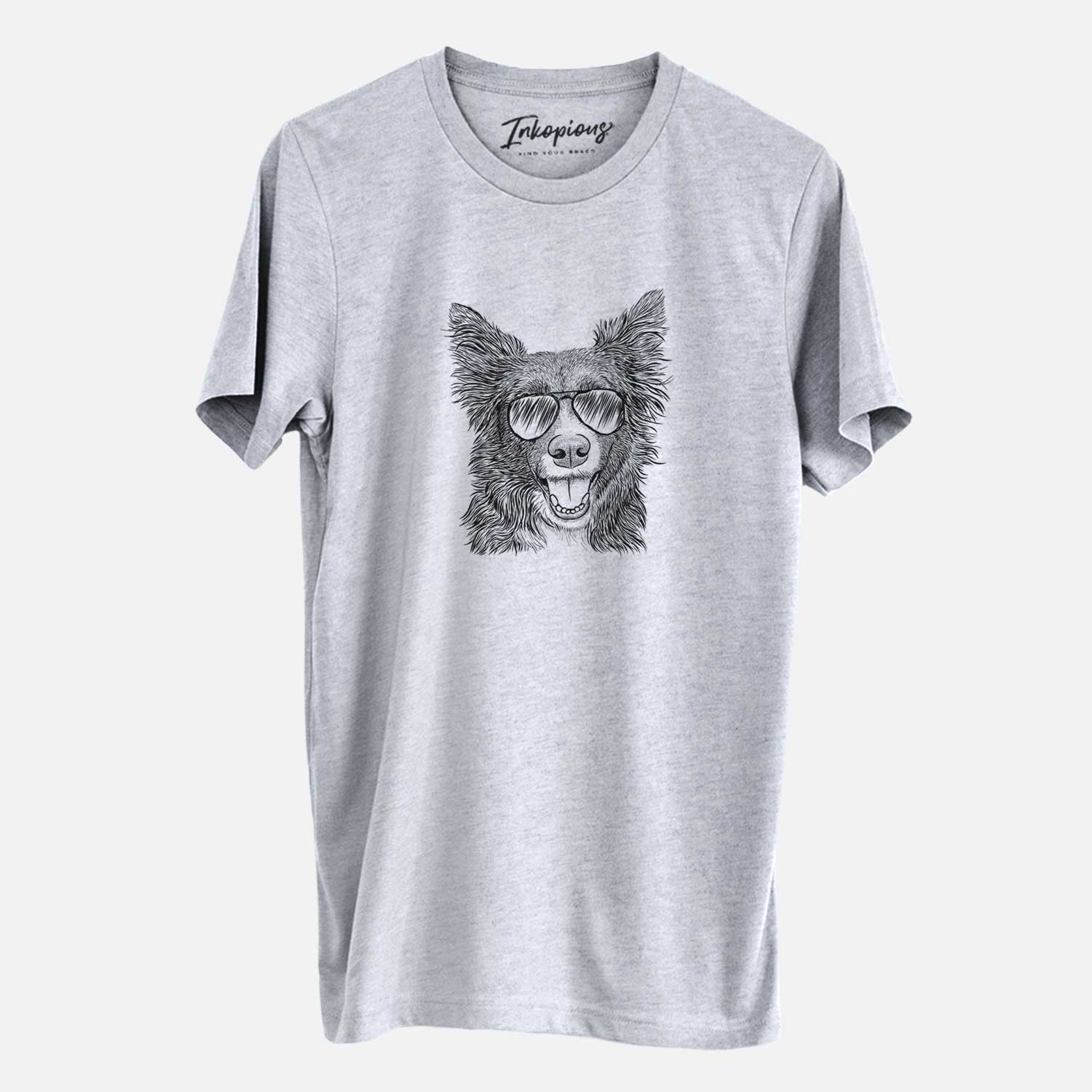 Aviator Marti the Border Collie - Unisex Crewneck