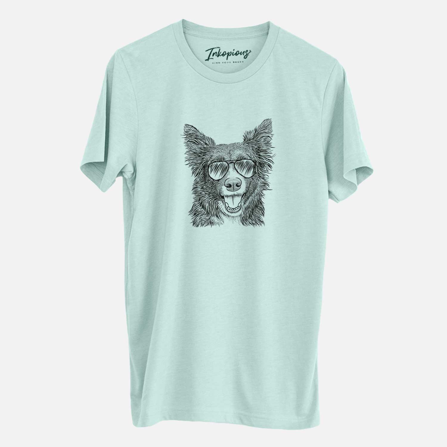 Aviator Marti the Border Collie - Unisex Crewneck