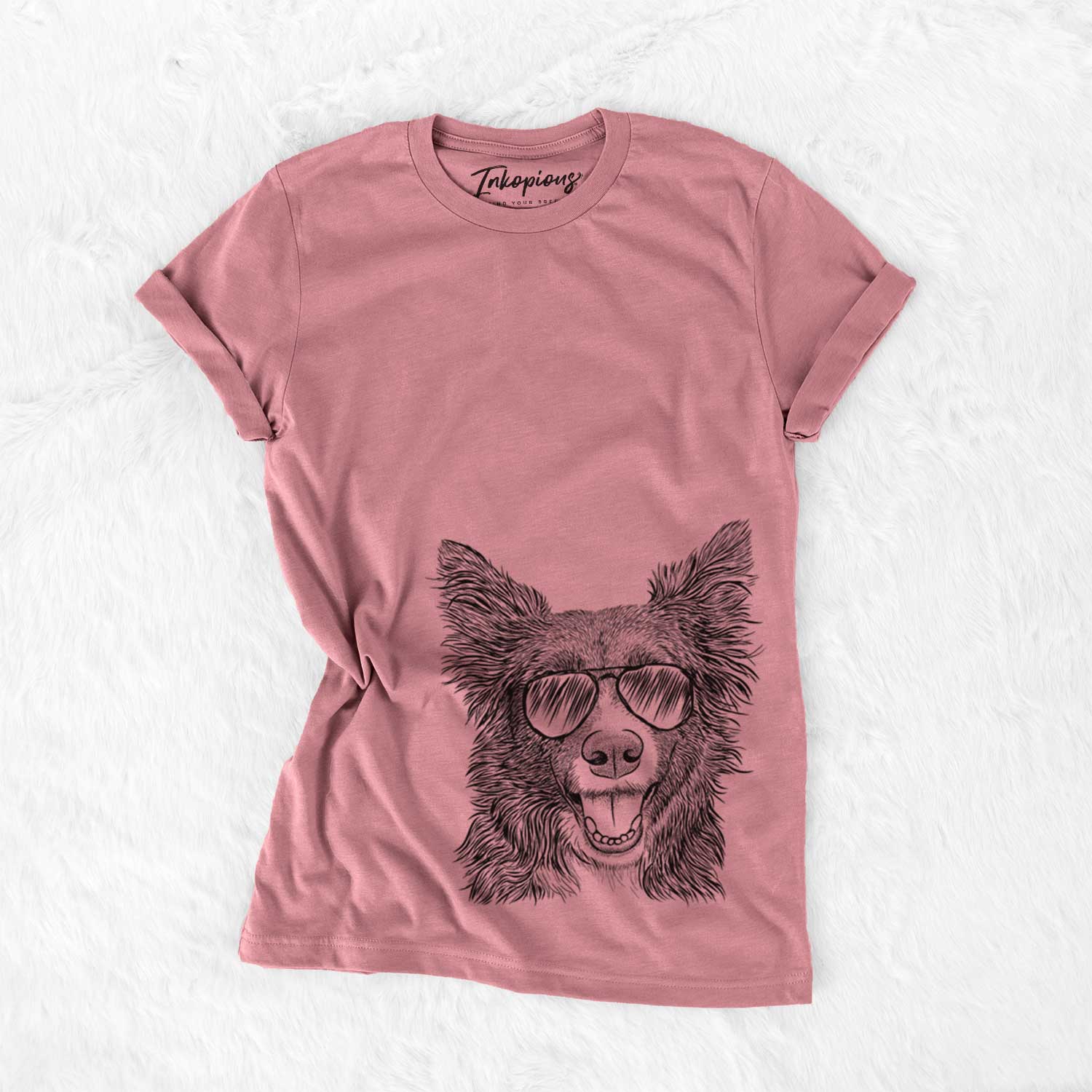 Aviator Marti the Border Collie - Unisex Crewneck
