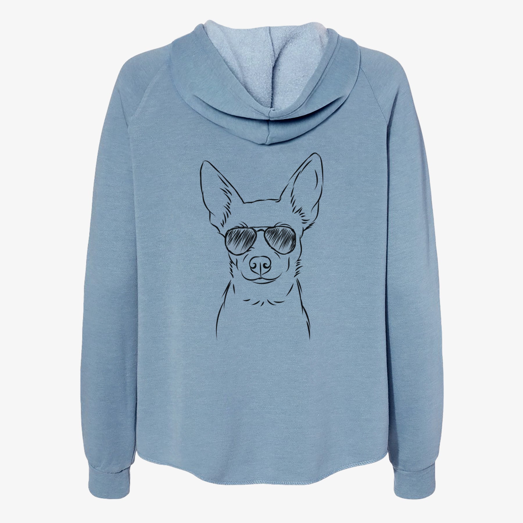 Martini the Chihuahua - Women's Cali Wave Zip-Up Sweatshirt