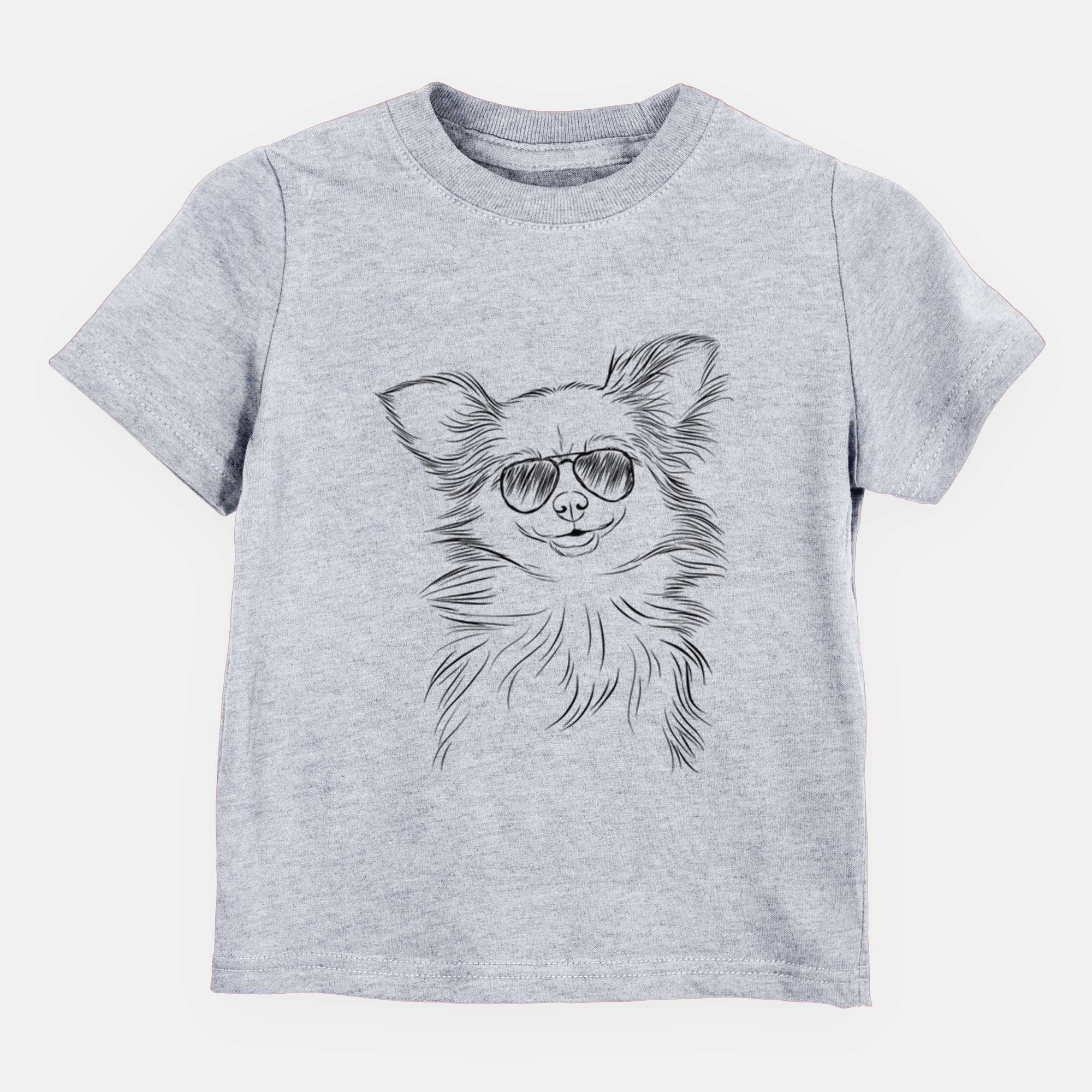 Aviator Marzi the Long Haired Chihuahua - Kids/Youth/Toddler Shirt