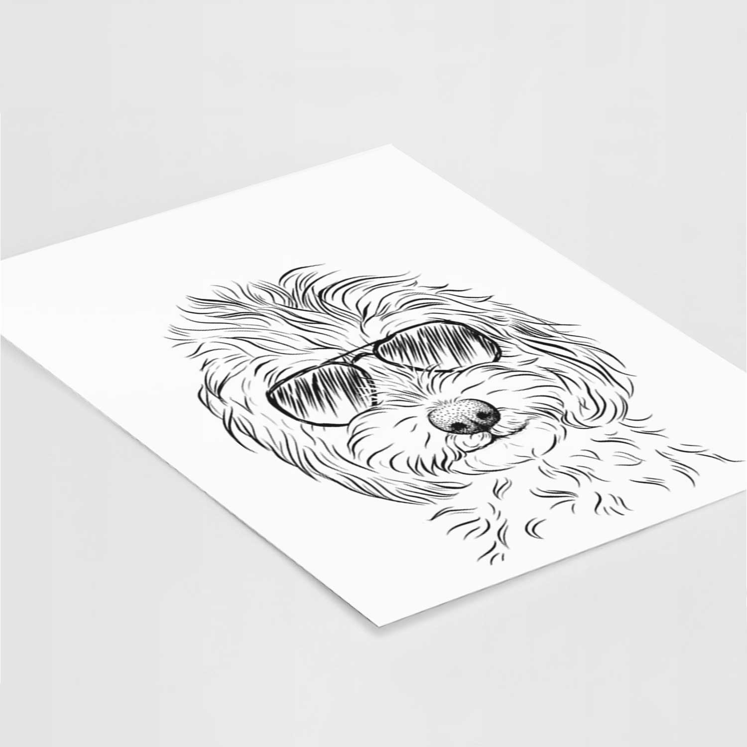 Mason the Cavapoo Art Print