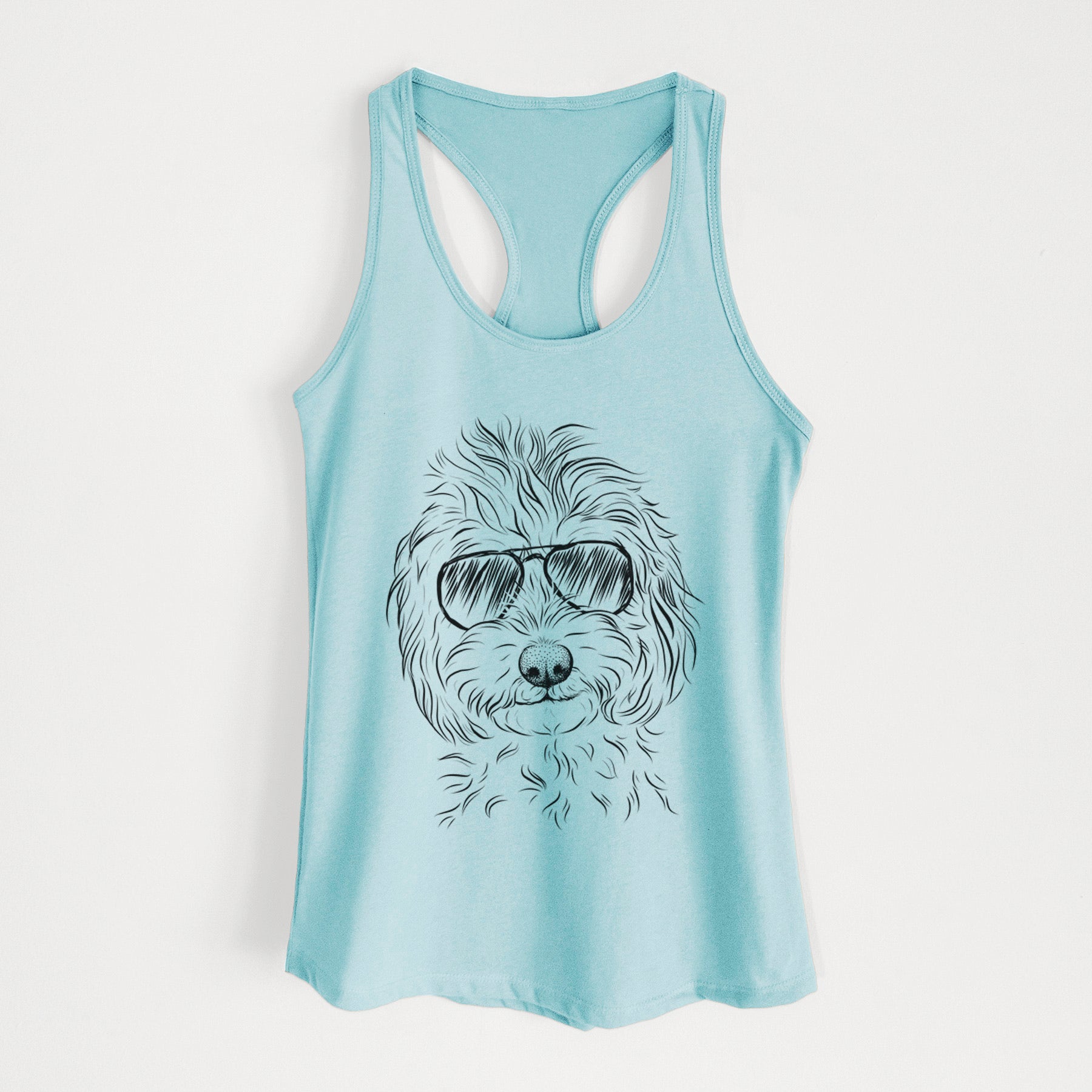 Mason the Cavapoo - Women's Racerback Tanktop