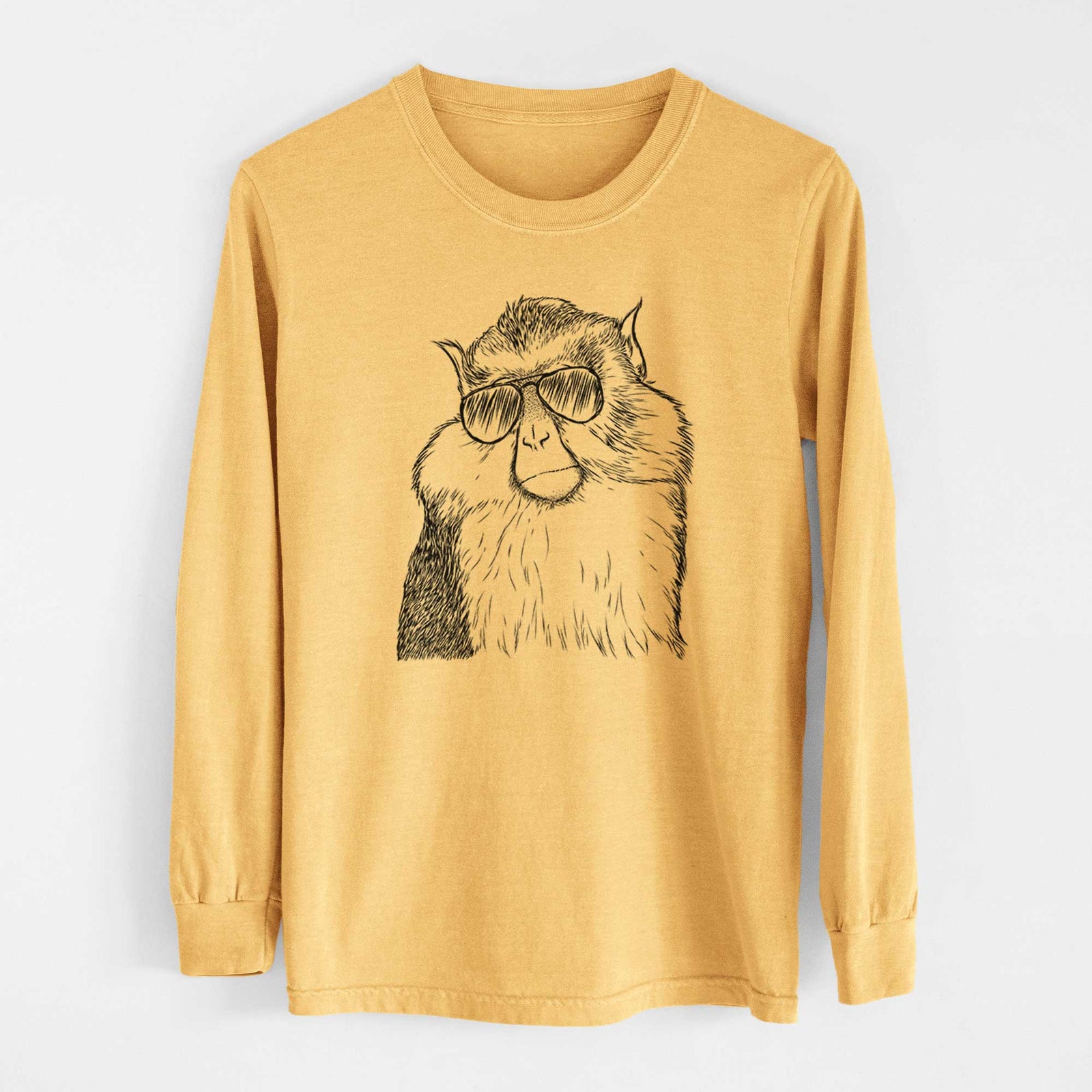 Aviators Matata the Mona Monkey - Heavyweight 100% Cotton Long Sleeve