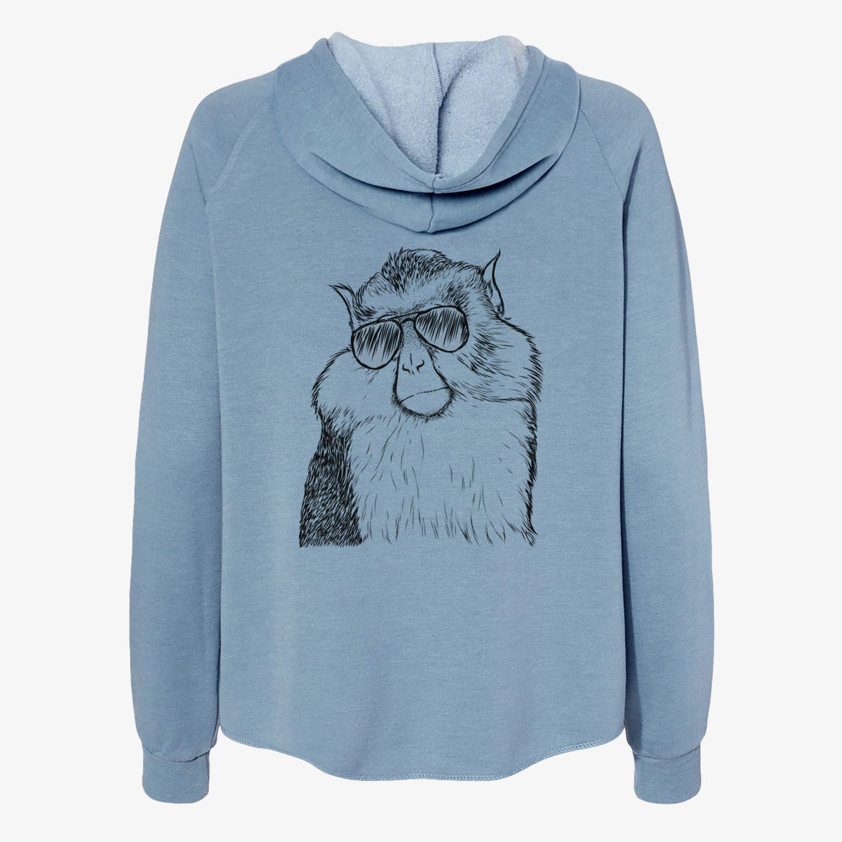 Matata the Mona Monkey - Women's Cali Wave Zip-Up Sweatshirt