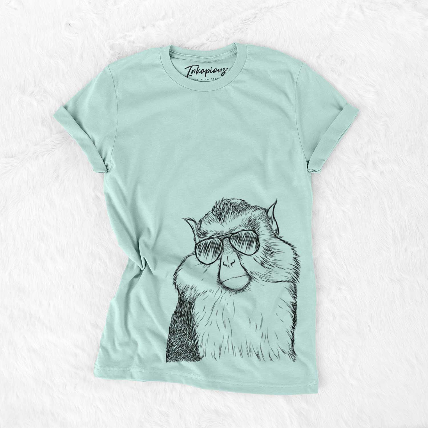 Aviator Matata the Mona Monkey - Unisex Crewneck